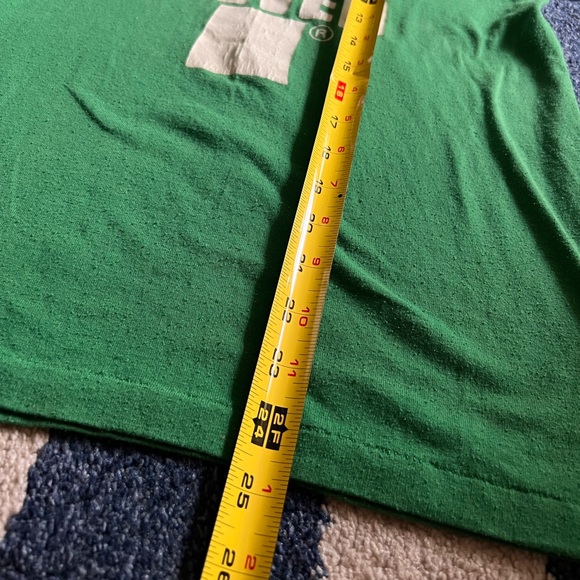 7-Eleven 7-11 GREEN Junior Olympic Softball V Neck Jersey Size S VINTAGE RARE - Picture 10 of 11